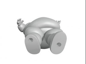 Marshmallow Man Stay Puft 3D Baskı Modeli