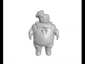 マシュマロマン ステイパフト アクションフィギュア 3Dプリントモデル