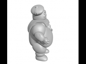 Marshmallow Man Stay Puft action figure 3D Принт Модель