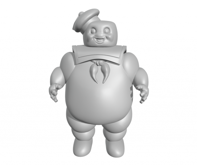 Marshmallow Man Stay Puft action figure 3D Print Model in Monsters