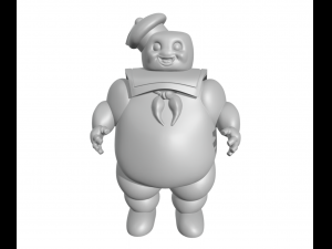 Marshmallow Man Stay Puft action figure 3D Принт Модель