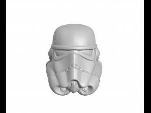 Stormtrooper helmet 3Dプリントモデル