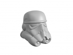 Stormtrooper helmet piggy bank 3D Print Model