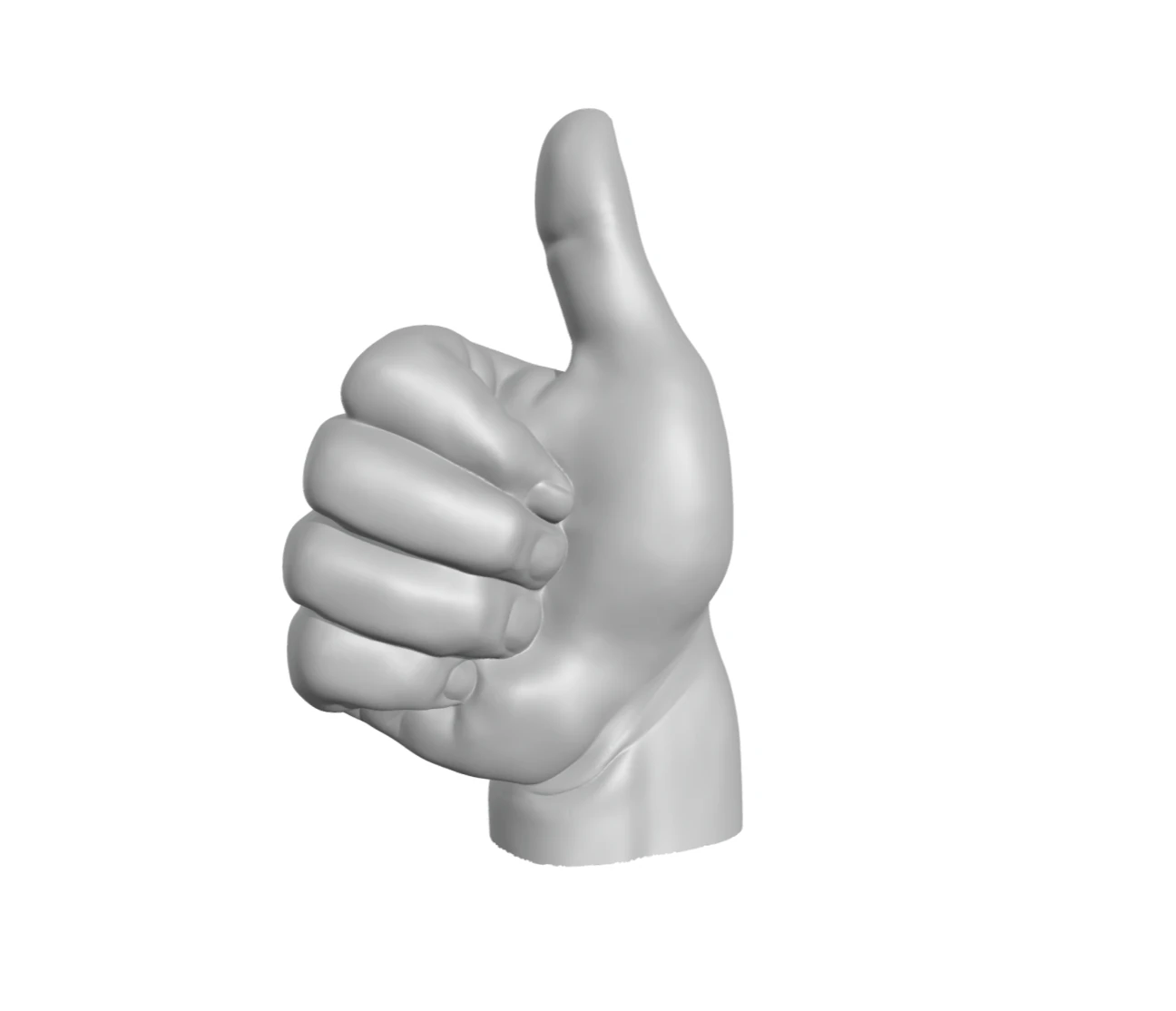 The okay sign - hand ok 3D Print Model .c4d .max .obj .3ds .fbx .stl .blend 