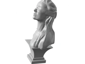 Lady goddess luck - blindfolded 3D Print Model