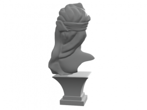 Lady goddess luck - blindfolded 3D Print Model