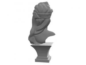 Lady goddess luck - blindfolded 3D Print Model