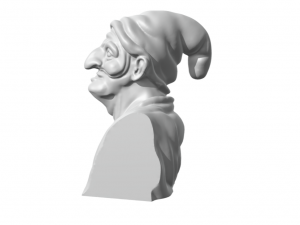 Pulcinella neapolitan 3D Print Model