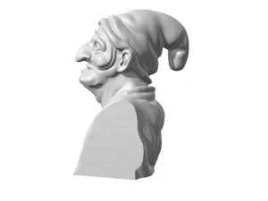 Pulcinella neapolitan 3D Print Model