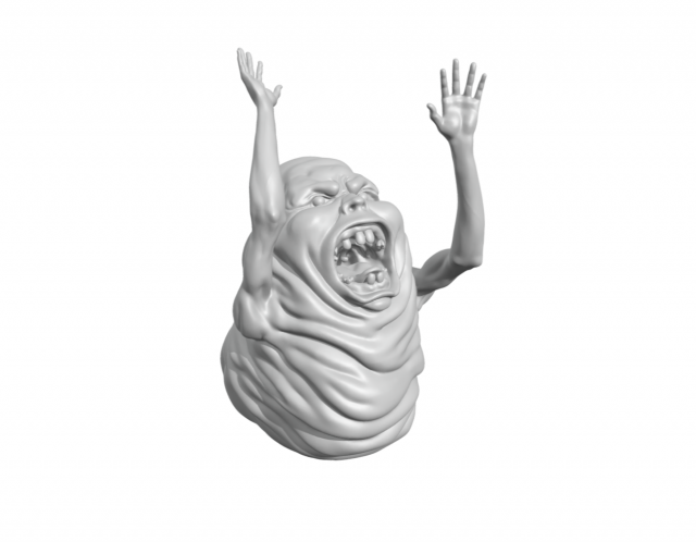 Slimer - gostbusters - film Modelo de impresión 3D .c4d .max .obj .3ds .fbx .stl .blend 