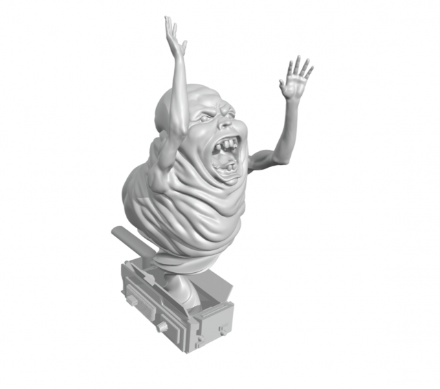 Slimer gost trap - gostbusters - film - action figures modular Model do druku 3D .c4d .max .obj .3ds .fbx .stl .blend