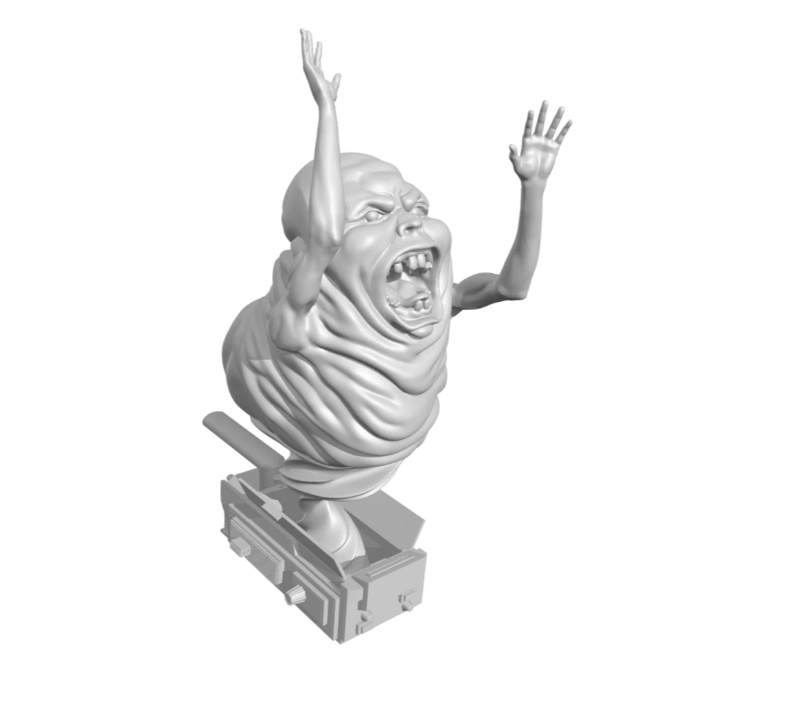 Slimer gost trap - gostbusters - film - action figures modular 3D Print Model .c4d .max .obj .3ds .fbx .stl .blend 