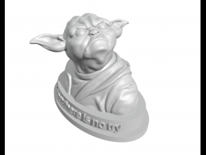 Master Yoda Action Figure 3Dプリントモデル