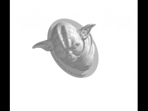 Master Yoda Action Figure 3D Print Model