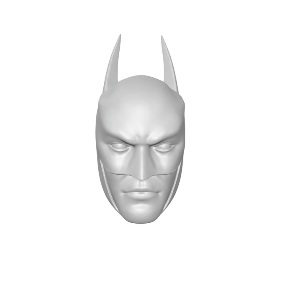 Head of batman 3D Print Model .c4d .max .obj .3ds .fbx .stl .blend 