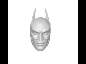 Head of batman 3D Print Model