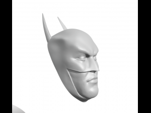 Head of batman Modelo de Impressão 3D