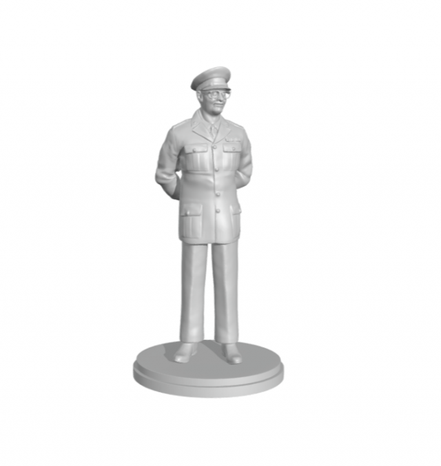Army general - Guardia di finanza Model Cetak 3D .c4d .max .obj .3ds .fbx .stl .blend