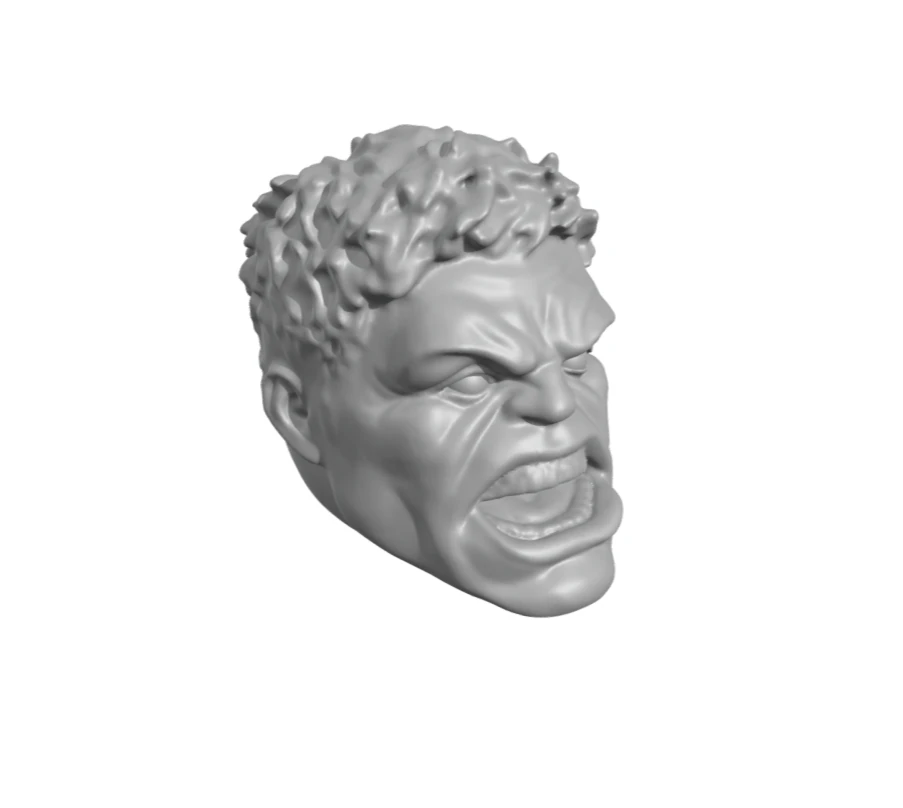 Hulk keychain head 3D Print Model .c4d .max .obj .3ds .fbx .stl .blend 