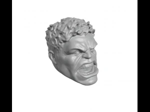 Hulk keychain head 3D Print Model