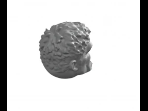 Hulk keychain head 3D Print Model
