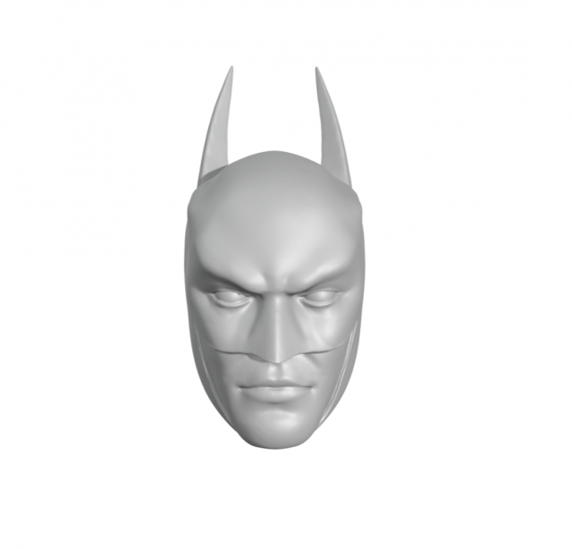 Batman head Model Cetak 3D .c4d .max .obj .3ds .fbx .stl .blend 
