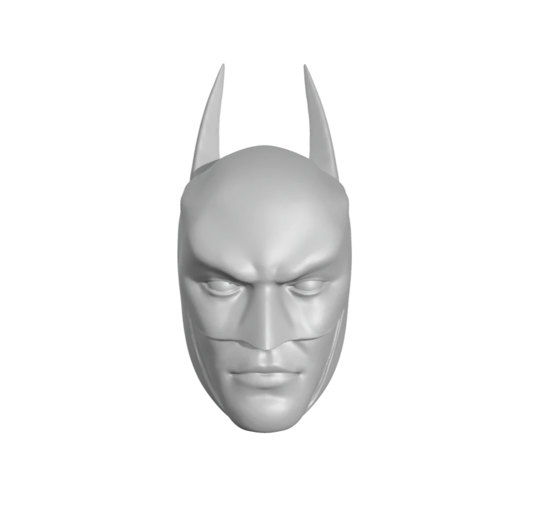 Batman head 3D Print Model .c4d .max .obj .3ds .fbx .stl .blend