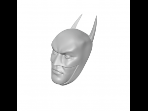 Batman head Model Cetak 3D