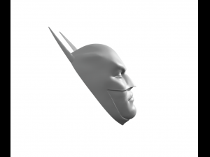 Batman head Model Cetak 3D