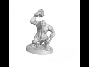 Troll di Moria Mostro gigante Il signore dell'anello Modello di stampa 3D