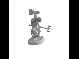 Moria Trol&uuml; Dev Canavar Y&uuml;z&uuml;ğ&uuml;n efendisi 3D Baskı Modeli