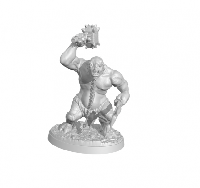 Troll of Moria Modular - Giant - Monster - The lord of the ring 3D 프린트 모델 .c4d .max .obj .3ds .fbx .stl .blend 