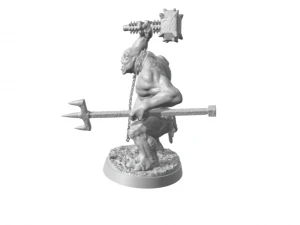 Troll of Moria Modular &ndash; Riese &ndash; Monster &ndash; Der Herr des Rings 3D Druckmodell