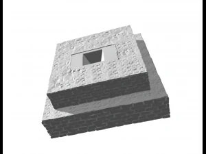 Troll of Moria with pedestal Modular 3D Print Model