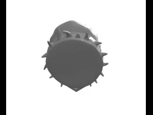 3 HEAD CAVE TROLL OF MORIA SKULL 3D Print Model