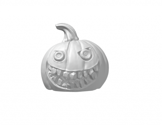 Halloweens scary pumpkin 3D Baskı Modeli .c4d .max .obj .3ds .fbx .stl .blend