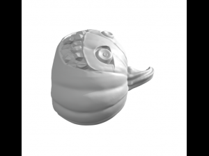 Halloweens scary pumpkin 3D Baskı Modeli