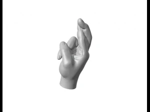 Hand Luky - fingers crossed 3D Print Model