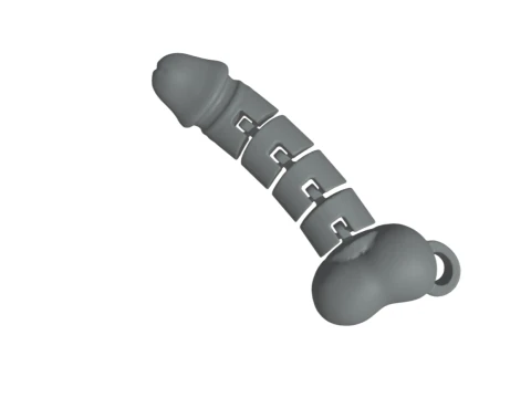 Dicky - coock- gantungan kunci flexy ramah Model Cetak 3D