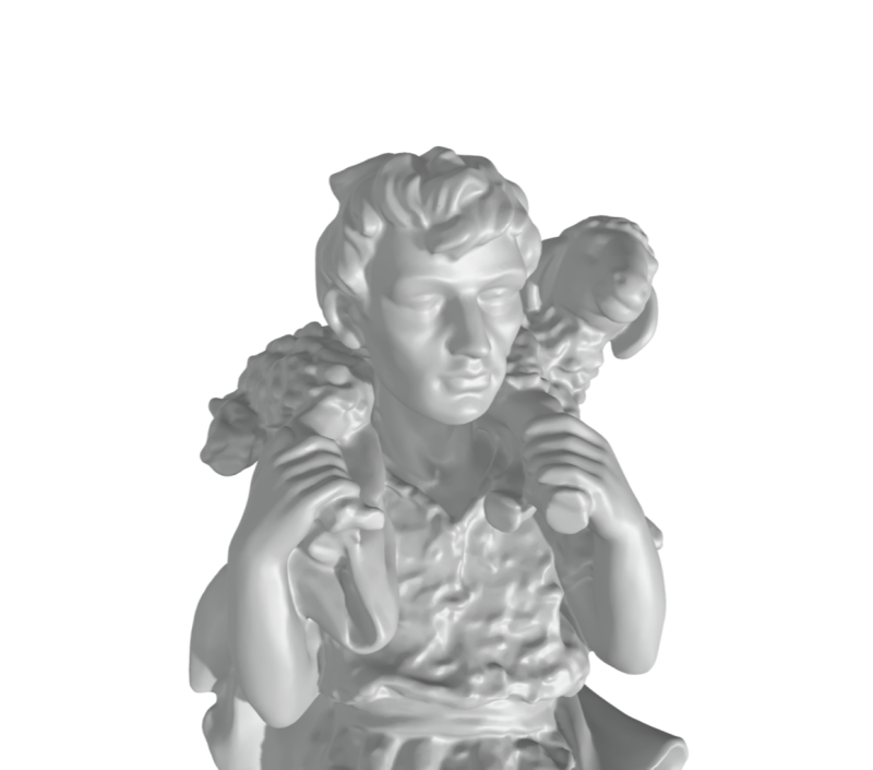 Neapolitan shepherd Model do druku 3D .c4d .max .obj .3ds .fbx .stl .blend 