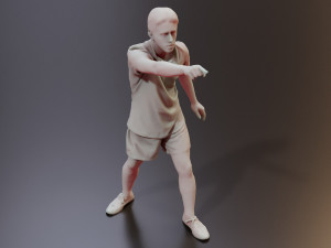 Realistic Soccer Players 3D - Detailed and Render-Ready Modèle 3D