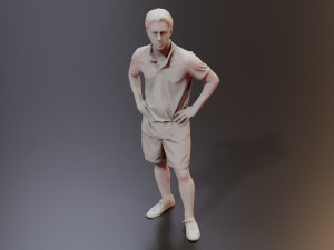 Realistic Soccer Players 3D - Detailed and Render-Ready Modèle 3D