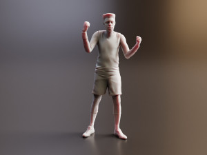 Realistic 3D Mens Basketball Team Blender Compatible Model 3D