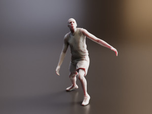 Realistic 3D Mens Basketball Team Blender Compatible Model 3D