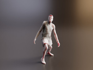 Realistic 3D Mens Basketball Team Blender Compatible Model 3D