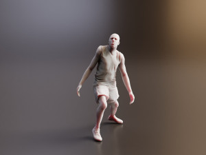 Realistic 3D Mens Basketball Team Blender Compatible Model 3D