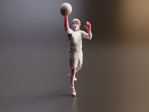Realistic 3D Mens Basketball Team Blender Compatible Model 3D