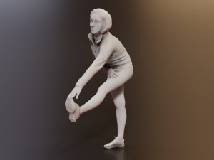 3D Fitness 7 Female Models for Gym Projects Model 3D