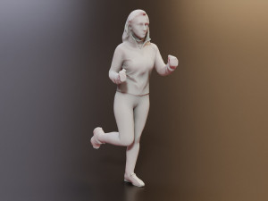 3D Fitness 7 Female Models for Gym Projects Model 3D