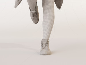 Realistic and Detailed of a Young Woman 3D-Modell